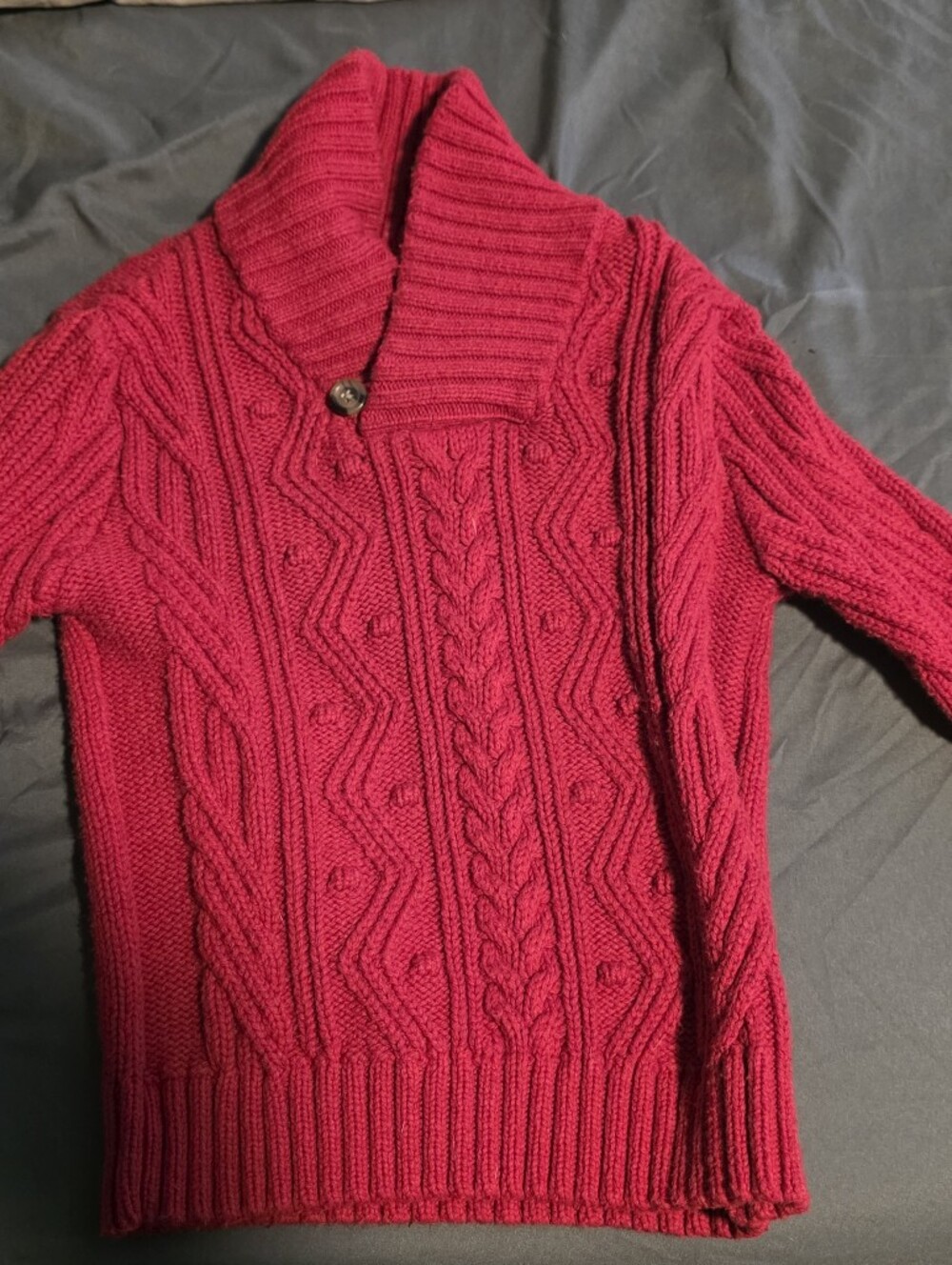 Cat & Jack Cable Knit Sweater - Red